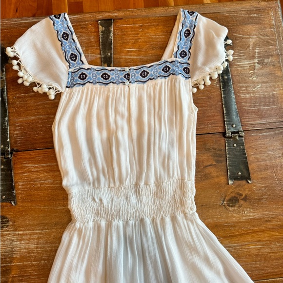 Pom-Pom Cap Sleeve Dress by Petite Letarte - Picture 7 of 8